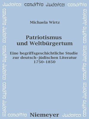 cover image of Patriotismus und Weltbürgertum